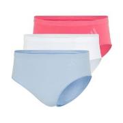 adidas Truser 3P Sport Active Seamless Hipster Blå/Rosa polyamid Mediu...