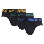 Nike 3P Dri-Fit Essential Micro Hip Brief Svart/Grønn polyester Small ...