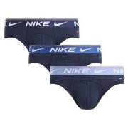 Nike 3P Ultra Comfort Hip Brief Blå polyester Large Herre