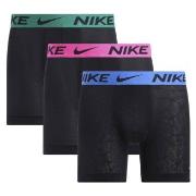Nike 3P Essentials Micro Boxer Brief Svart Mønster polyester Medium He...