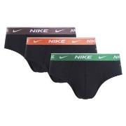 Nike 6P Everyday Essentials Cotton Stretch Hip Brief Oransje bomull Me...
