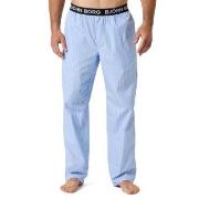 Björn Borg Core Woven Logo Pyjama Pants Lysblå bomull Medium Herre