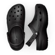 Crocs Classic Platform Clog Svart US W8 (EU 38-39) Dame
