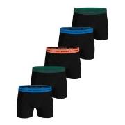 Björn Borg 5P Cotton Stretch Boxer 1719 Svart/Oransje bomull X-Large H...