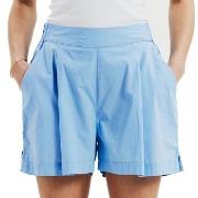 Bread and Boxers Poplin Shorts Lysblå økologisk bomull Large Dame