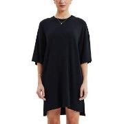 Bread and Boxers T-Shirt Dress Svart viskose Small Dame