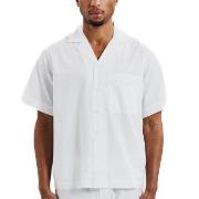 Bread and Boxers Woven Shirt Hvit økologisk bomull Small Herre