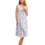 Calida Coastal Dreams Nightdress Hvit/Blå bomull X-Small Dame