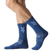 Sege Glide Light Wool Ski Socks Strømper Marine/Blå Str 46/48