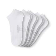 Schiesser Strømper 5P Women Sneaker Socks Hvit Str 35/38 Dame