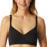 Schiesser BH Unique Cotton Soft Bra Svart bomull B 80 Dame