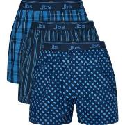 JBS 3P Organic Cotton Boxershorts Blå/Blå økologisk bomull 2XL Herre
