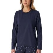 Schiesser Mix and Relax Cotton Longsleeved Shirt Mørkblå bomull 42 Dam...