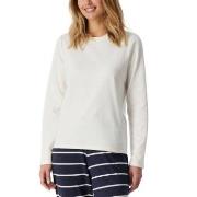 Schiesser Mix and Relax Cotton Longsleeved Shirt Benhvit bomull 34 Dam...