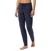 Schiesser Women Mix and Relax Cotton Pants Hvit/Marine bomull 36 Dame