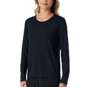 Schiesser Women Mix and Relax Longsleeved Shirt Svart modal 38 Dame