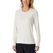 Schiesser Women Mix and Relax Longsleeved Shirt Benhvit modal 42 Dame