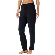 Schiesser Women Mix and Relax Straight Pants Svart modal 44 Dame