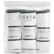 Oskia Dual-Active Cleansing Cloths 3 pcs