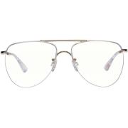 Le specs The Prince Blue Light Glasses Bright Gold W/Anti Blue Light L...