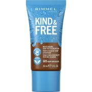 Rimmel London Kind & Free Skin Tint 601 Deep Chocolate - 30 ml