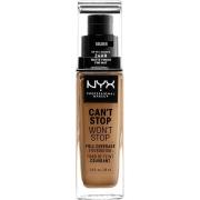 NYX Professional Makeup Can't Stop Won't Stop Foundation Golden - 30 m...
