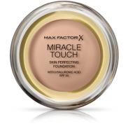 Max Factor Miracle Touch Skin Perfecting Foundation 45 Warm Almond - 1...