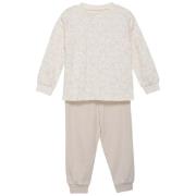 Fixoni Mønstret Pyjamas Oatmeal | Beige | 80 cm