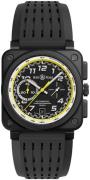 Bell & Ross Herreklokke BR-03-94-RS20 Br 03-94 Sort/Gummi