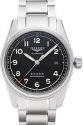 Longines Herreklokke L3.810.4.53.6 Spirit Sort/Stål Ø40 mm