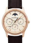 Jaeger LeCoultre 1302520 Master Ultra Thin Beige/Lær Ø39 mm