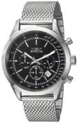 Invicta Herreklokke 24208 Speedway Sort/Stål Ø45 mm