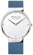 Bering Herreklokke 15540-700 Max Rene Hvit/Gummi Ø40 mm