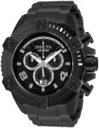 Invicta Herreklokke 33728 Shaq Sort/Stål Ø60 mm