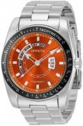 Invicta Herreklokke 33421 Specialty Orange/Stål Ø45 mm