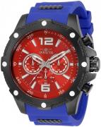 Invicta Herreklokke 34020 I-Force Rød/Stål Ø50 mm