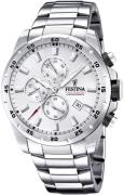 Festina Herreklokke F20463-1 Sport Sølvfarget/Stål Ø45 mm