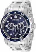 Invicta Herreklokke 35396 Pro Diver Blå/Stål Ø48 mm