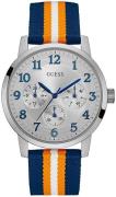 Guess Herreklokke W0975G2 Sølvfarget/Tekstil Ø44 mm