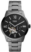 Fossil Herreklokke ME3172 Townsman Sort/Stål Ø44 mm