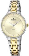 Festina Dameklokke F20625-2 Mademoiselle Gulltonet/Gulltonet stål