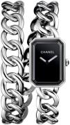 Chanel Dameklokke H4199 Premiere Sort/Stål