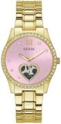 Guess Dameklokke GW0380L2 Trend Rosa/Gulltonet stål Ø38 mm