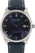 Longines Herreklokke L2.793.4.97.0 Master Blå/Lær Ø40 mm