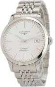 Longines Herreklokke L2.820.4.72.6 Record Sølvfarget/Stål Ø38.5 mm