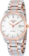 Longines Herreklokke L2.793.5.77.7 Master Sølvfarget/18 karat rosé