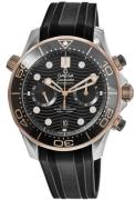 Omega Herreklokke 210.22.44.51.01.001 Seamaster Diver 300M Sort/Gummi