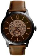 Fossil Herreklokke ME3155 Townsman Sort/Lær Ø48 mm