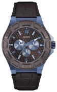 Guess Herreklokke W0674G5 Force Brun/Lær Ø45 mm