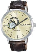 Pulsar Herreklokke P9A007X1 Beige/Lær Ø42 mm